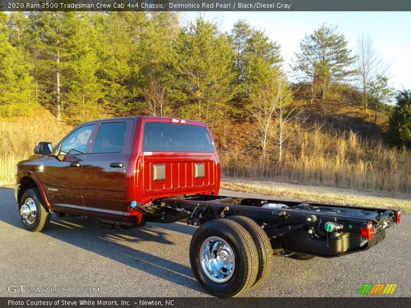 Delmonico Red Pearl / Black/Diesel Gray 2020 Ram 3500 Tradesman Crew Cab 4x4 Chassis