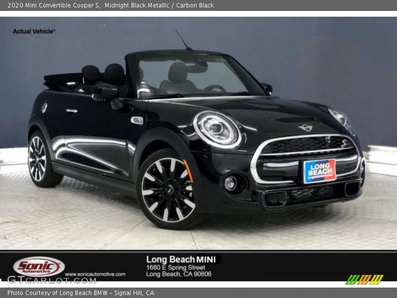 Midnight Black Metallic / Carbon Black 2020 Mini Convertible Cooper S