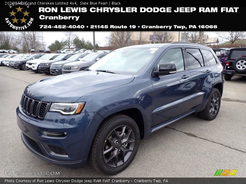 Slate Blue Pearl / Black 2020 Jeep Grand Cherokee Limited 4x4