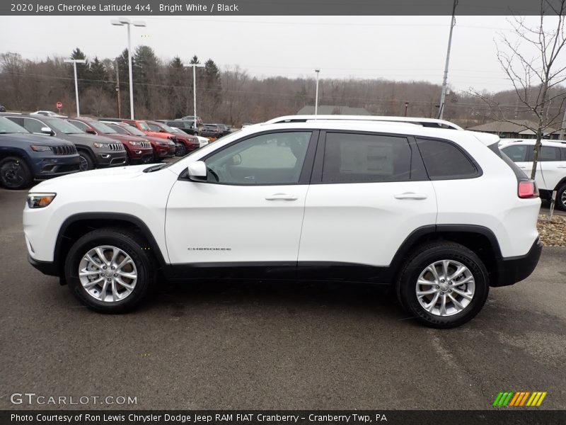 Bright White / Black 2020 Jeep Cherokee Latitude 4x4