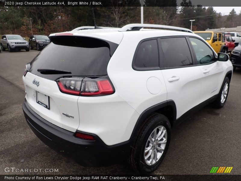 Bright White / Black 2020 Jeep Cherokee Latitude 4x4