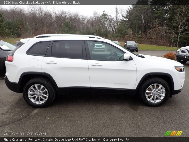 Bright White / Black 2020 Jeep Cherokee Latitude 4x4