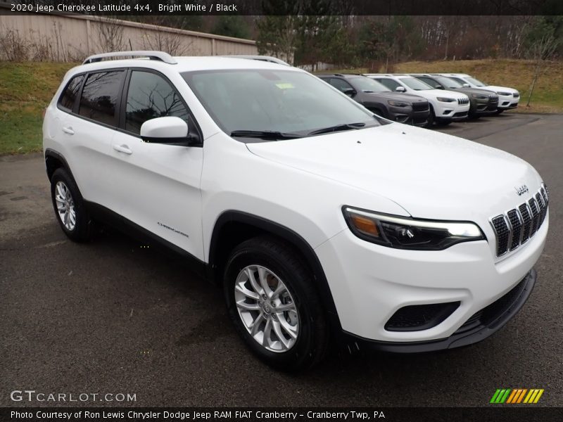 Bright White / Black 2020 Jeep Cherokee Latitude 4x4