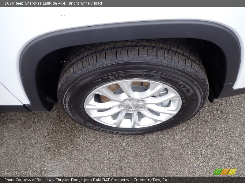 Bright White / Black 2020 Jeep Cherokee Latitude 4x4
