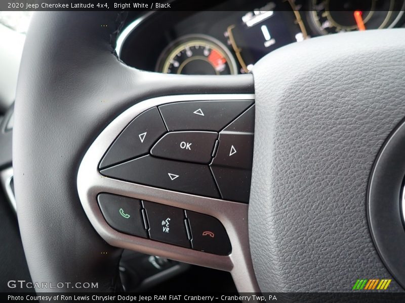 Bright White / Black 2020 Jeep Cherokee Latitude 4x4