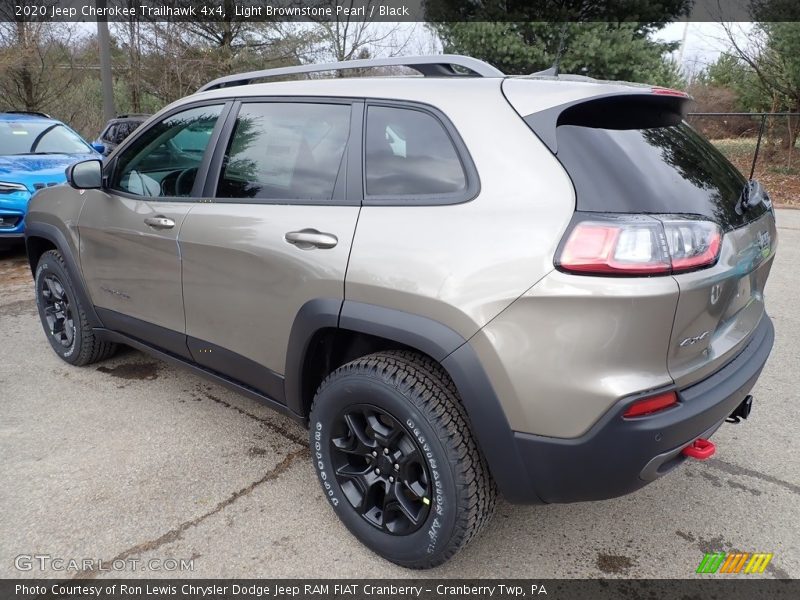 Light Brownstone Pearl / Black 2020 Jeep Cherokee Trailhawk 4x4