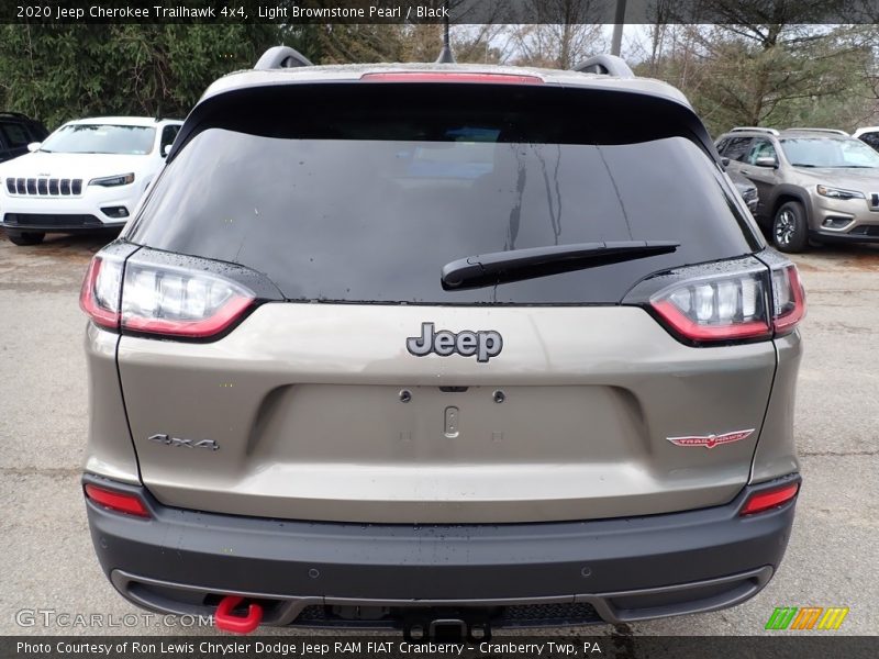 Light Brownstone Pearl / Black 2020 Jeep Cherokee Trailhawk 4x4
