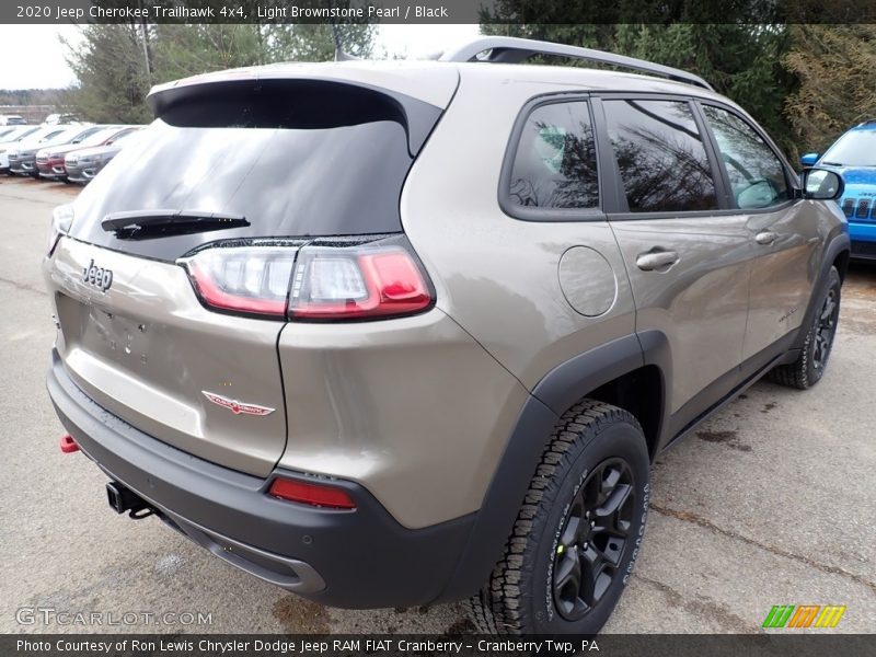 Light Brownstone Pearl / Black 2020 Jeep Cherokee Trailhawk 4x4