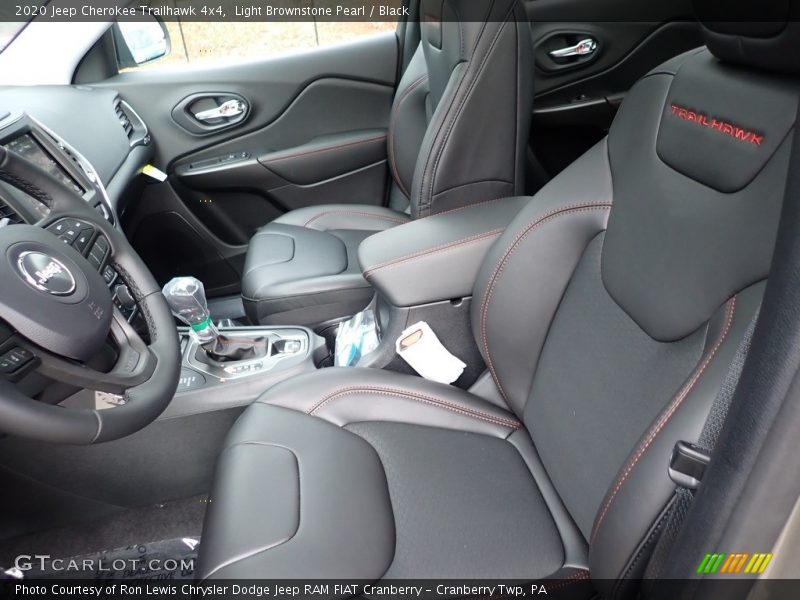 Front Seat of 2020 Cherokee Trailhawk 4x4