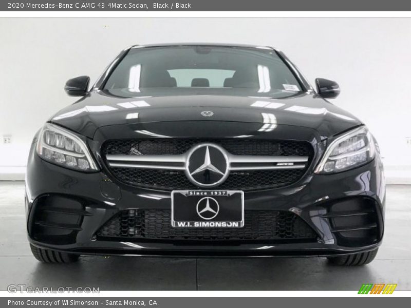 Black / Black 2020 Mercedes-Benz C AMG 43 4Matic Sedan