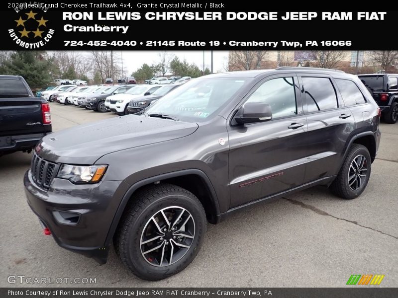 Granite Crystal Metallic / Black 2020 Jeep Grand Cherokee Trailhawk 4x4