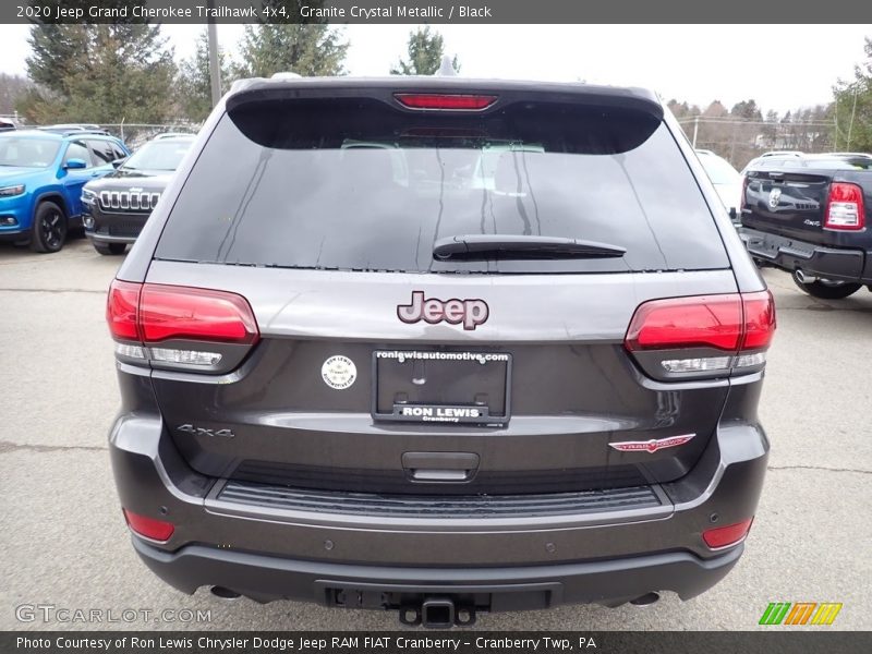 Granite Crystal Metallic / Black 2020 Jeep Grand Cherokee Trailhawk 4x4