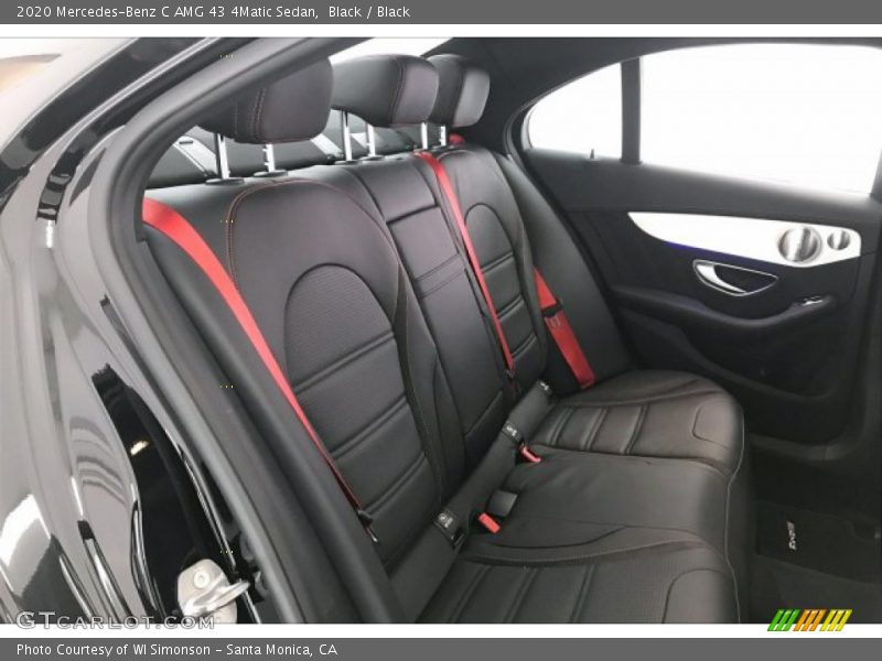 Rear Seat of 2020 C AMG 43 4Matic Sedan