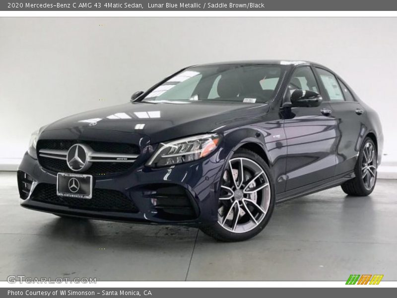 Front 3/4 View of 2020 C AMG 43 4Matic Sedan