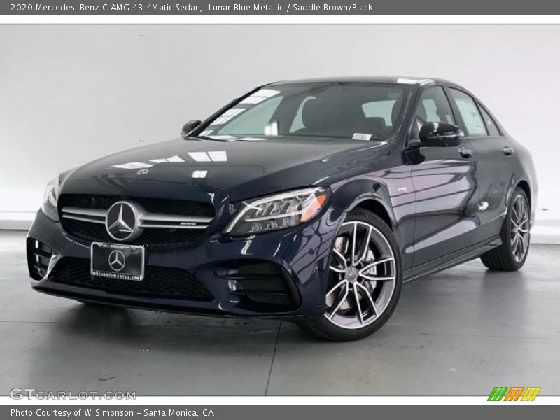 Front 3/4 View of 2020 C AMG 43 4Matic Sedan