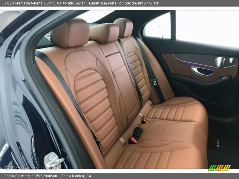 Rear Seat of 2020 C AMG 43 4Matic Sedan