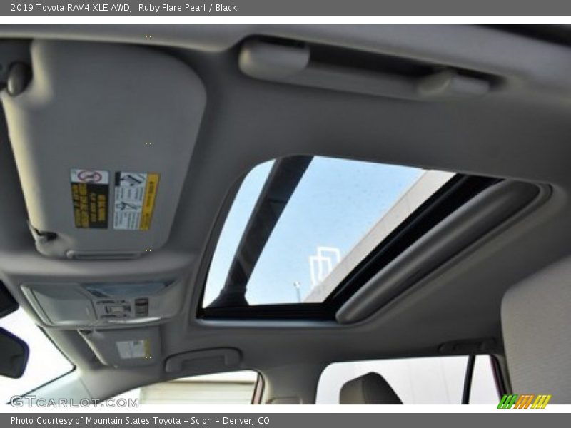 Ruby Flare Pearl / Black 2019 Toyota RAV4 XLE AWD