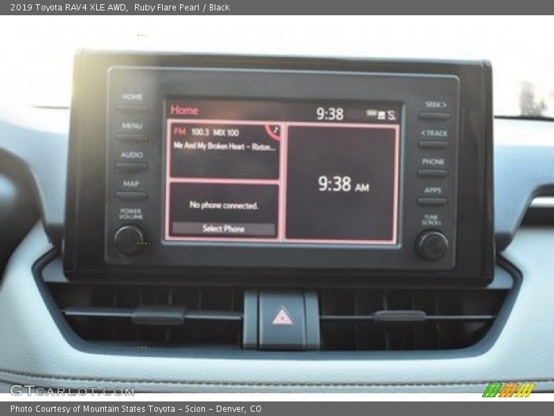 Ruby Flare Pearl / Black 2019 Toyota RAV4 XLE AWD