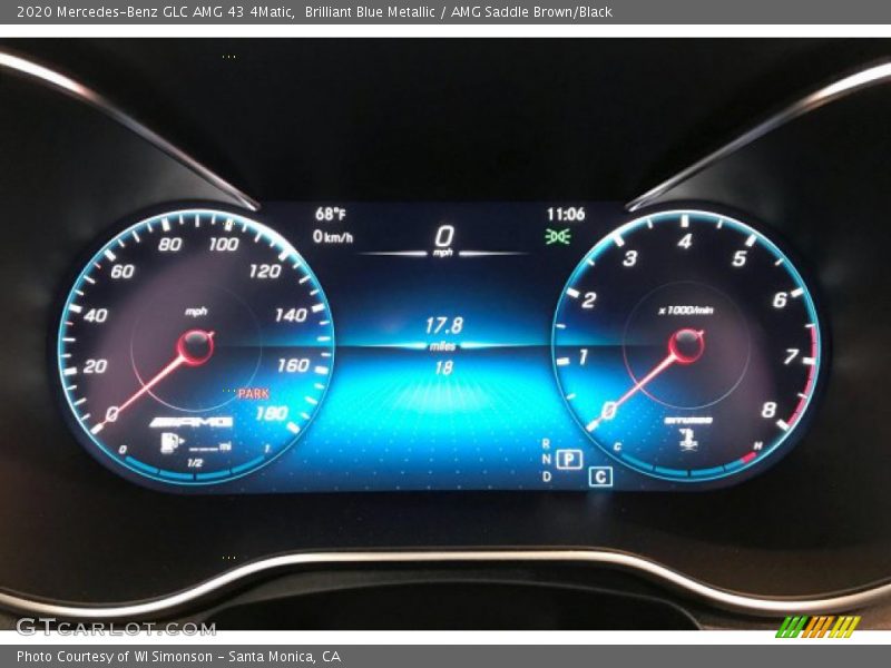  2020 GLC AMG 43 4Matic AMG 43 4Matic Gauges
