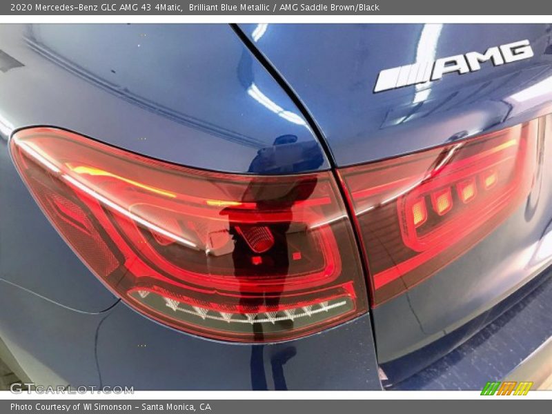 Brilliant Blue Metallic / AMG Saddle Brown/Black 2020 Mercedes-Benz GLC AMG 43 4Matic