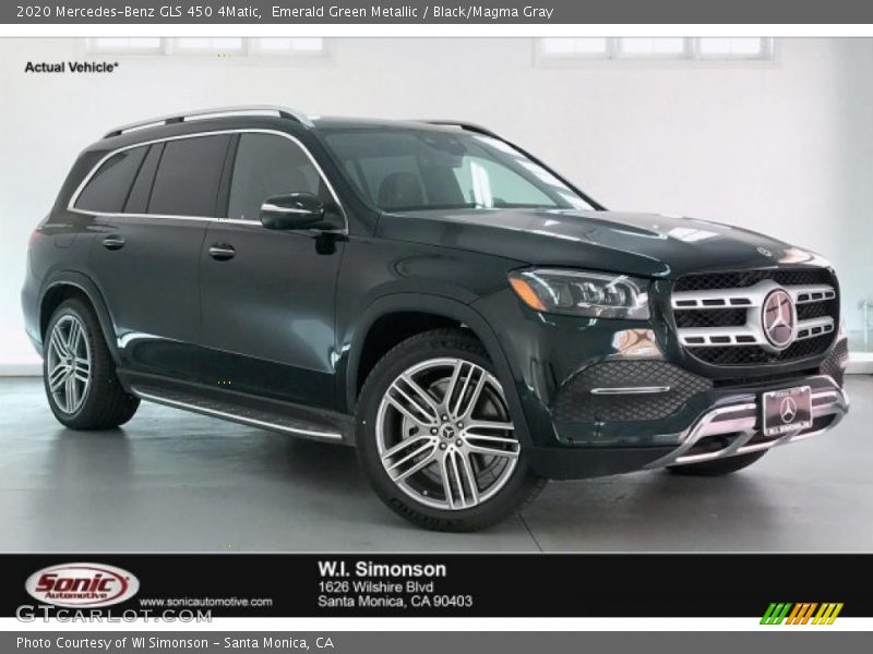 Emerald Green Metallic / Black/Magma Gray 2020 Mercedes-Benz GLS 450 4Matic