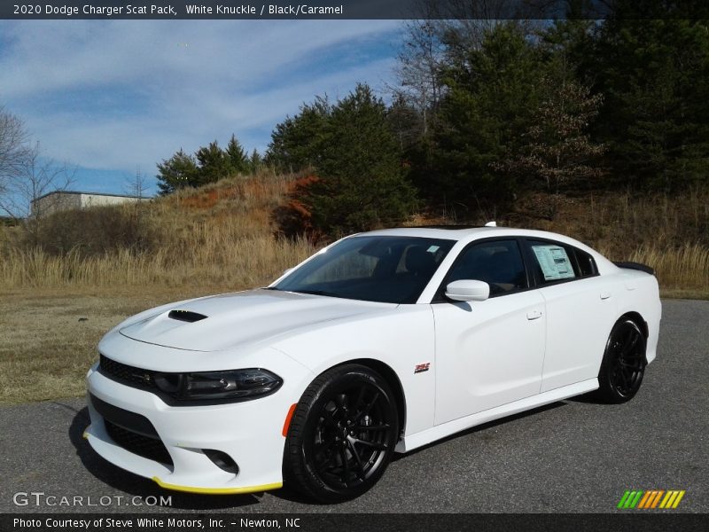 White Knuckle / Black/Caramel 2020 Dodge Charger Scat Pack