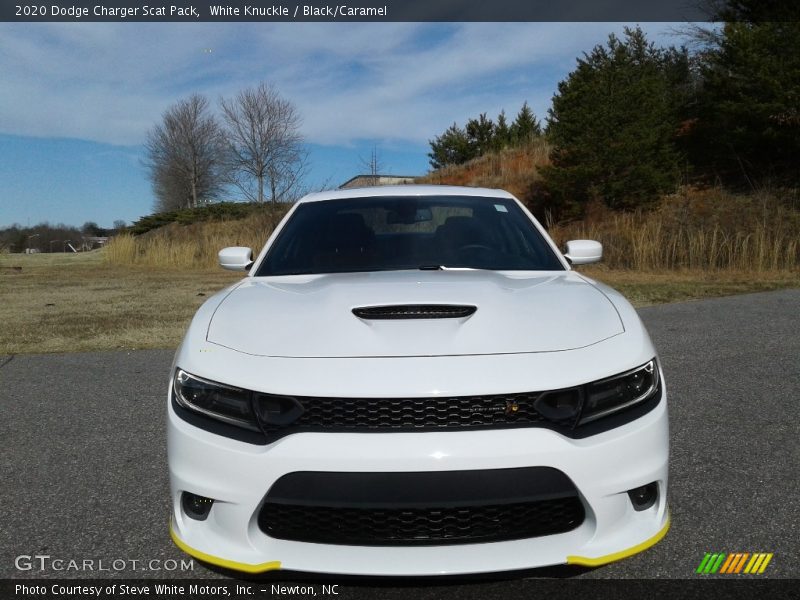 White Knuckle / Black/Caramel 2020 Dodge Charger Scat Pack