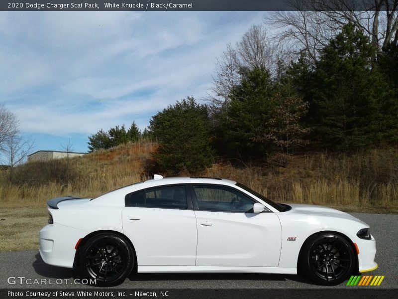 White Knuckle / Black/Caramel 2020 Dodge Charger Scat Pack