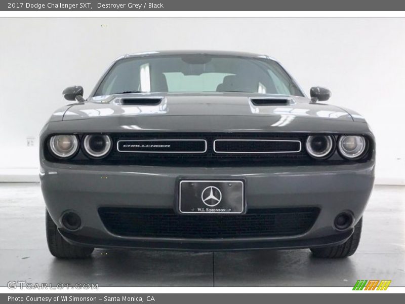 Destroyer Grey / Black 2017 Dodge Challenger SXT