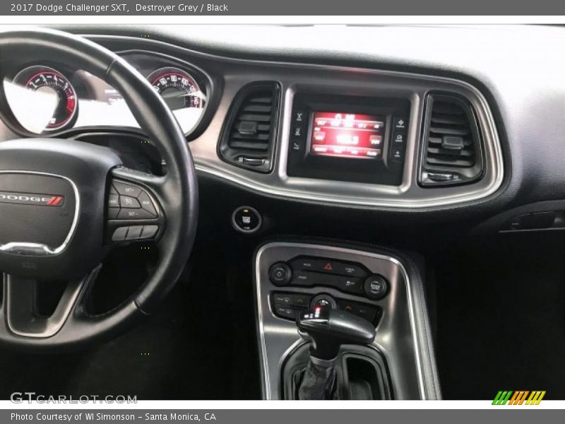 Destroyer Grey / Black 2017 Dodge Challenger SXT