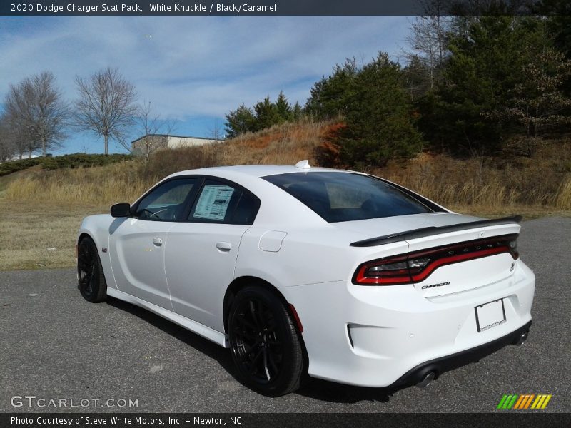 White Knuckle / Black/Caramel 2020 Dodge Charger Scat Pack