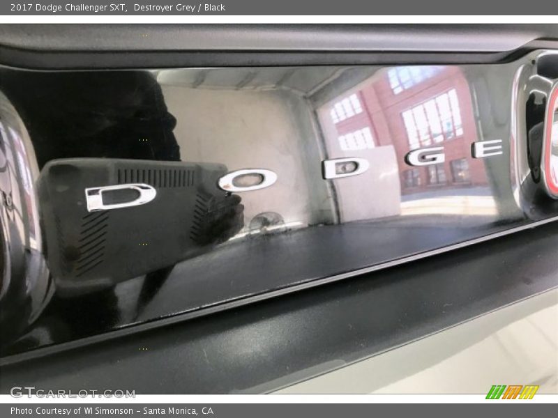 Destroyer Grey / Black 2017 Dodge Challenger SXT