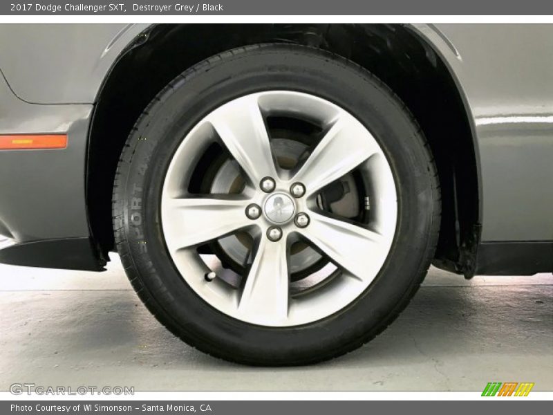 Destroyer Grey / Black 2017 Dodge Challenger SXT