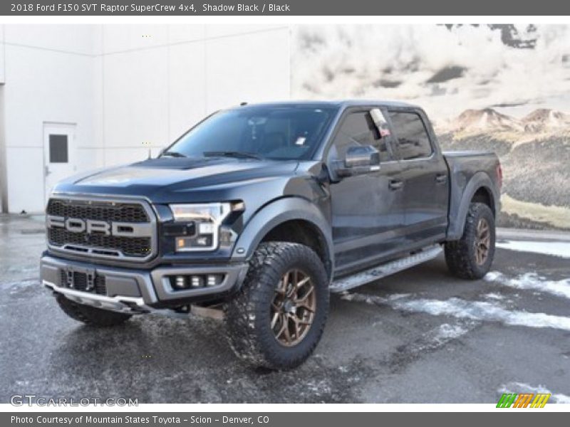 Shadow Black / Black 2018 Ford F150 SVT Raptor SuperCrew 4x4