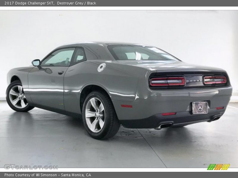 Destroyer Grey / Black 2017 Dodge Challenger SXT