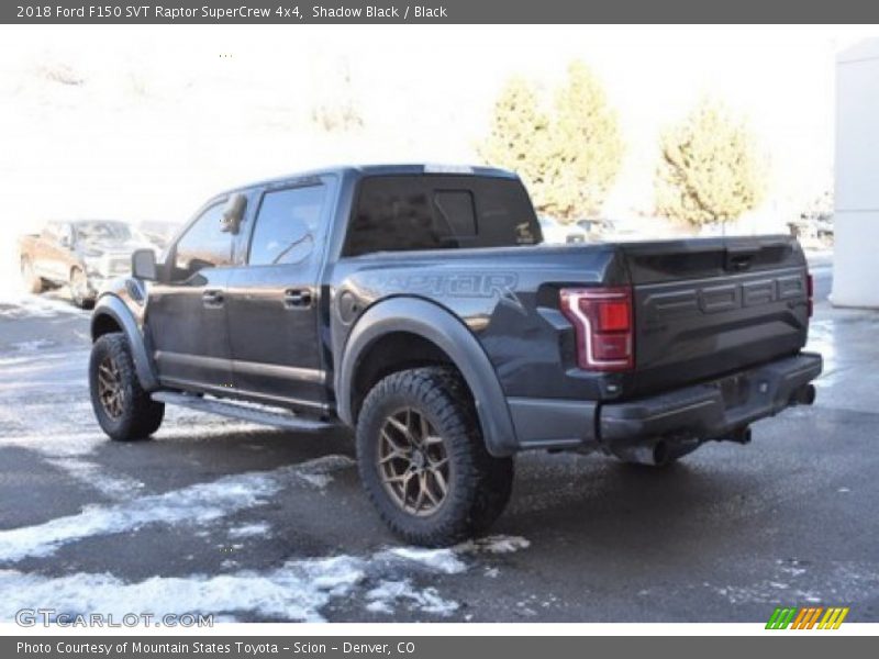 Shadow Black / Black 2018 Ford F150 SVT Raptor SuperCrew 4x4