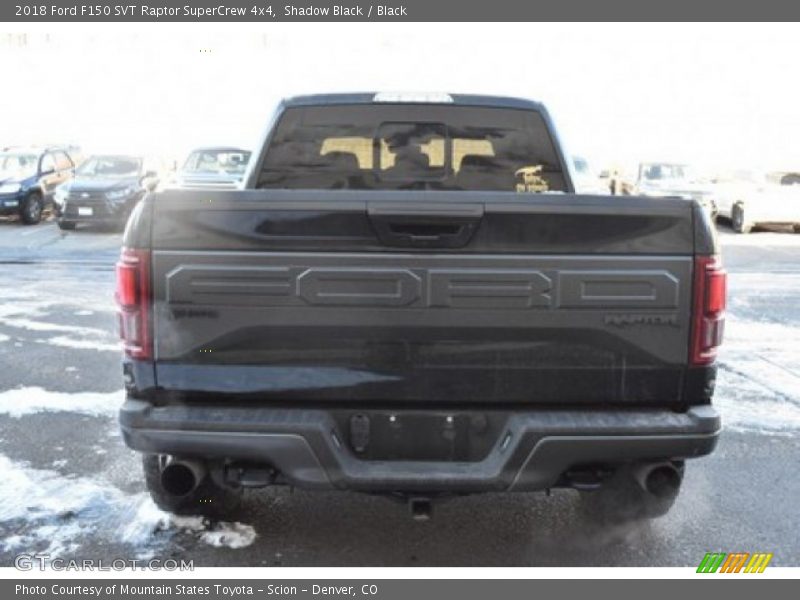 Shadow Black / Black 2018 Ford F150 SVT Raptor SuperCrew 4x4