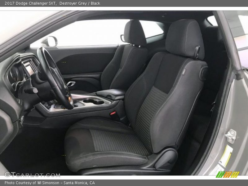 Destroyer Grey / Black 2017 Dodge Challenger SXT