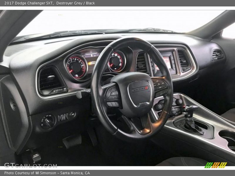Destroyer Grey / Black 2017 Dodge Challenger SXT