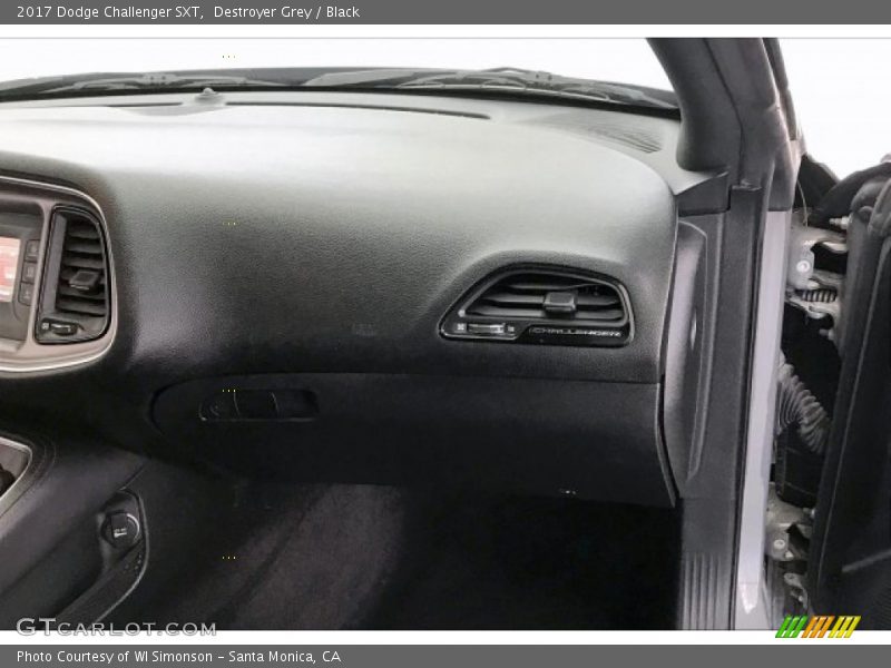 Destroyer Grey / Black 2017 Dodge Challenger SXT