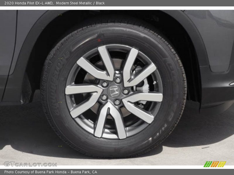 Modern Steel Metallic / Black 2020 Honda Pilot EX-L AWD