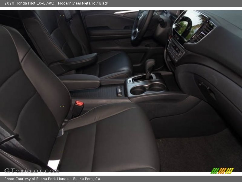 Modern Steel Metallic / Black 2020 Honda Pilot EX-L AWD