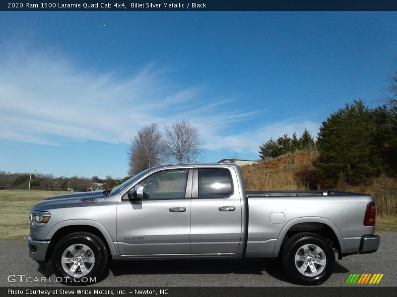  2020 1500 Laramie Quad Cab 4x4 Billet Silver Metallic