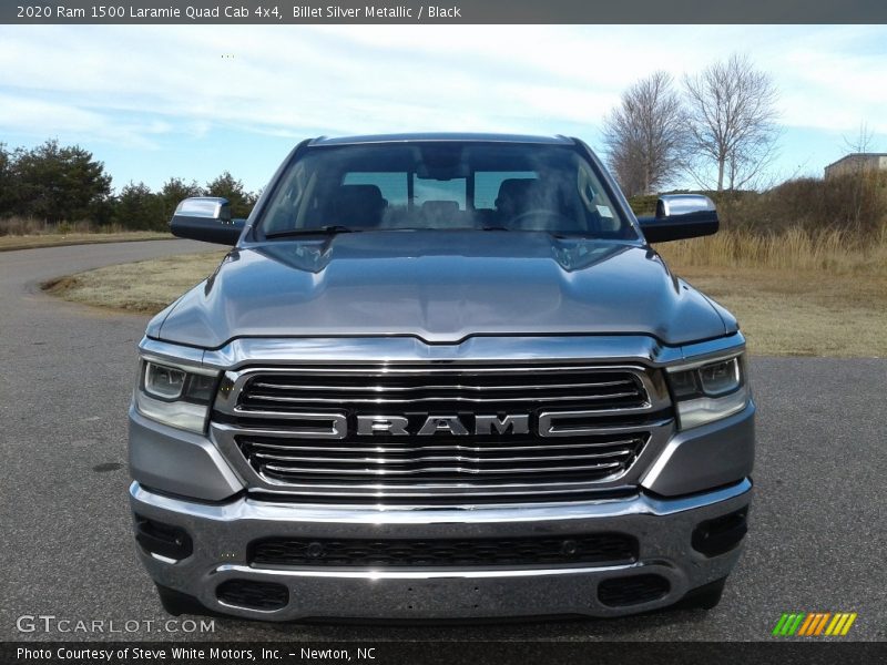 Billet Silver Metallic / Black 2020 Ram 1500 Laramie Quad Cab 4x4