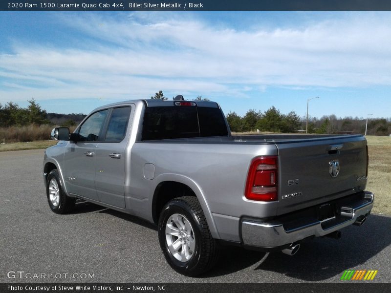 Billet Silver Metallic / Black 2020 Ram 1500 Laramie Quad Cab 4x4