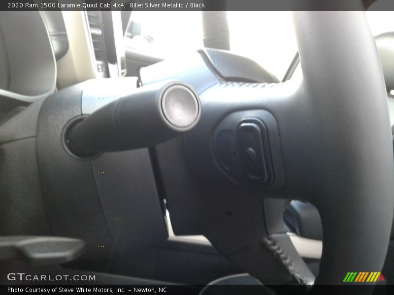 Billet Silver Metallic / Black 2020 Ram 1500 Laramie Quad Cab 4x4