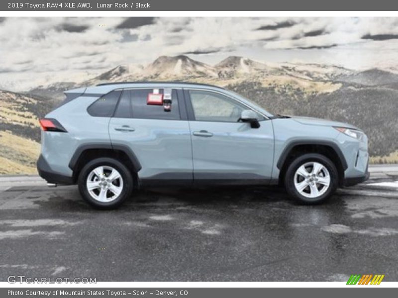 Lunar Rock / Black 2019 Toyota RAV4 XLE AWD