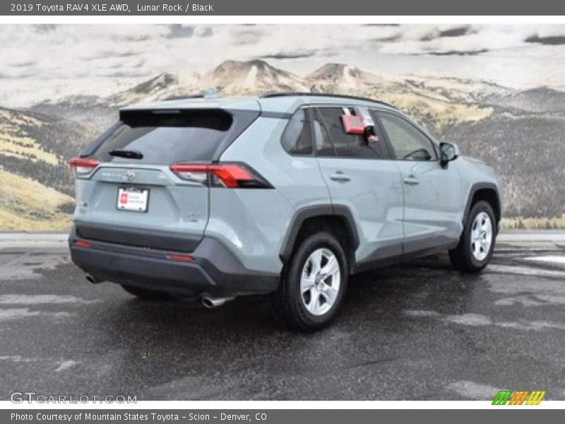 Lunar Rock / Black 2019 Toyota RAV4 XLE AWD