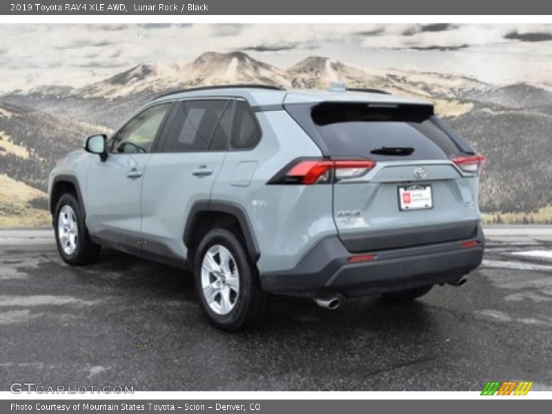 Lunar Rock / Black 2019 Toyota RAV4 XLE AWD