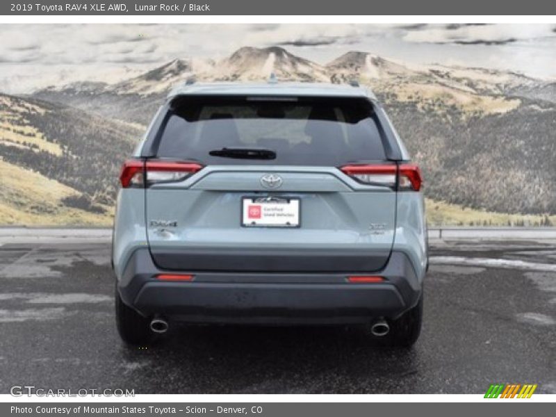 Lunar Rock / Black 2019 Toyota RAV4 XLE AWD